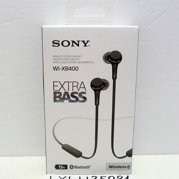 Sony WI-XB400 Wireless In-Ear Headphones - Black