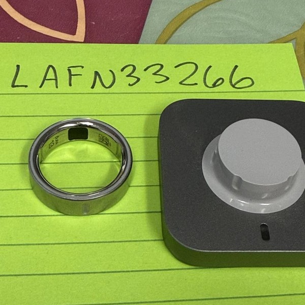 Oura Ring Gen 4 - Brushed Silver, Size 13