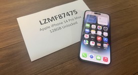 Good
													Apple iPhone 14 Pro Max - Unlocked, Black, 128 GB, A2651, photo 1 of 5