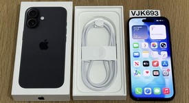 Good
													Apple iPhone 16 - Unlocked, Black, 256 GB, A3081, photo 1 of 10