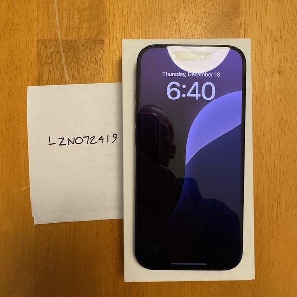 Apple iPhone 15 Pro - Verizon, 256 GB, Black, A2848