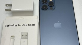 Good
													Apple iPhone 12 Pro - Unlocked, Pacific Blue, 256 GB, A2341, photo 5 of 6