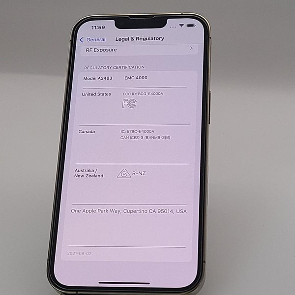 Apple iPhone 13 Pro - AT&T, 128 GB, Gold, A2483