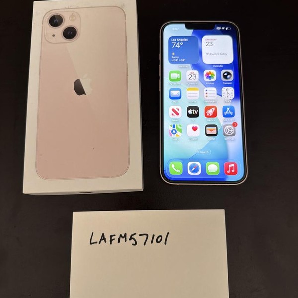 Apple iPhone 13 - Unlocked, 128 GB, Pink, A2482