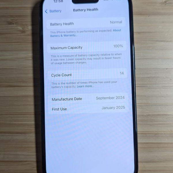 Apple iPhone 15 - Unlocked, 128 GB, Black, A2846