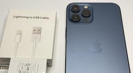 Good
													Apple iPhone 12 Pro Max - Unlocked, Pacific Blue, 256 GB, A2342, photo 4 of 4