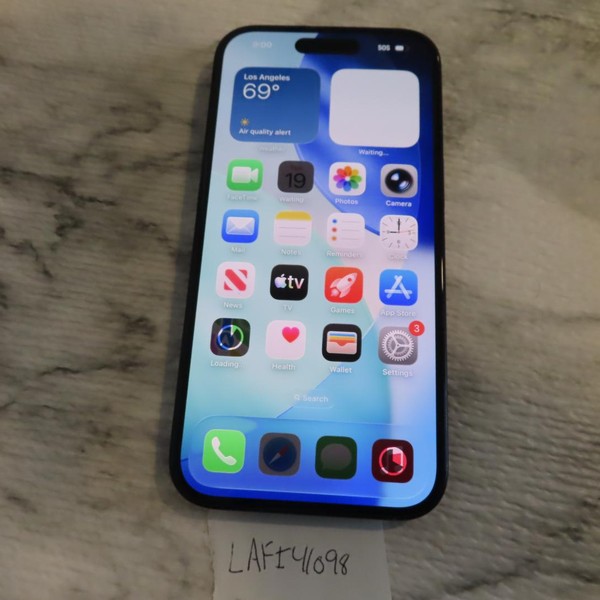 Apple iPhone 15 - Unlocked, 128 GB, Black, A2846