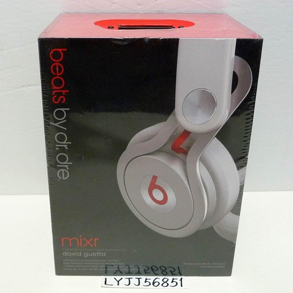 Beats Mixr Wired On-Ear Headphones - White, David Guetta