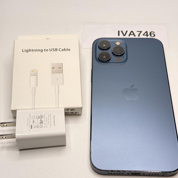 Apple iPhone 12 Pro Max - Unlocked, 128 GB, Pacific Blue, A2342