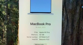 Good
													MacBook Pro 2021 - 16" - Apple M1 Pro 10-core, Gray, 512 GB, 32 GB, photo 1 of 6