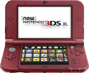 New Nintendo 3DS XL - 4 GB, Red