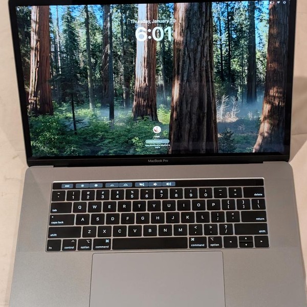MacBook Pro 2018 (With Touch Bar) - 15 inch - 1 TB, Gray, 32 GB, Intel Core i9