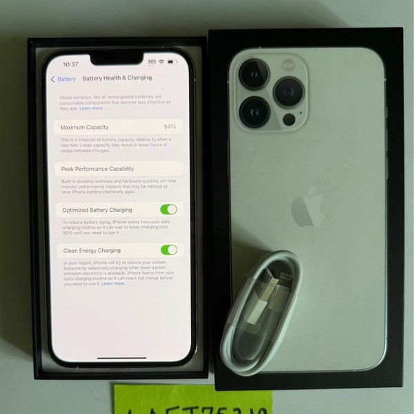 Apple iPhone 13 Pro Max - T-Mobile, 256 GB, Silver, A2484