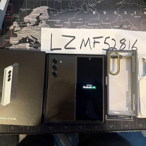 Samsung Galaxy Z Fold6 - Unlocked, Black, 256 GB, 12 GB, SM-F956U1