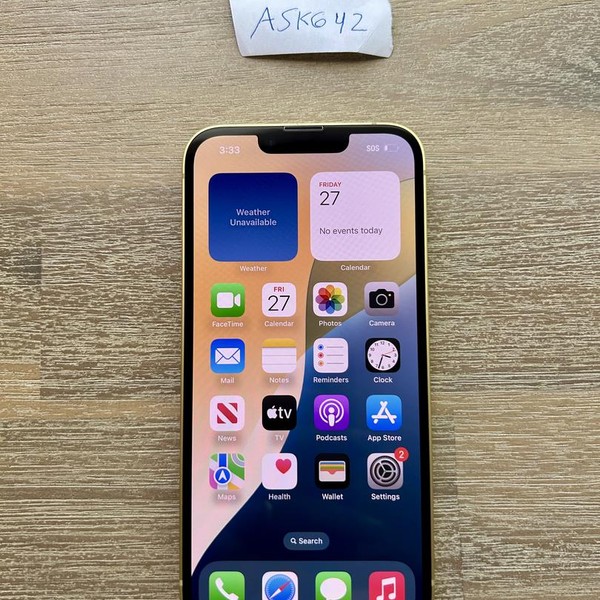Apple iPhone 14 - Unlocked, 512 GB, Yellow, A2649