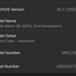 Fair Apple Watch SE (2nd Gen) 44mm - Silver, A2723 - GPS, Aluminum