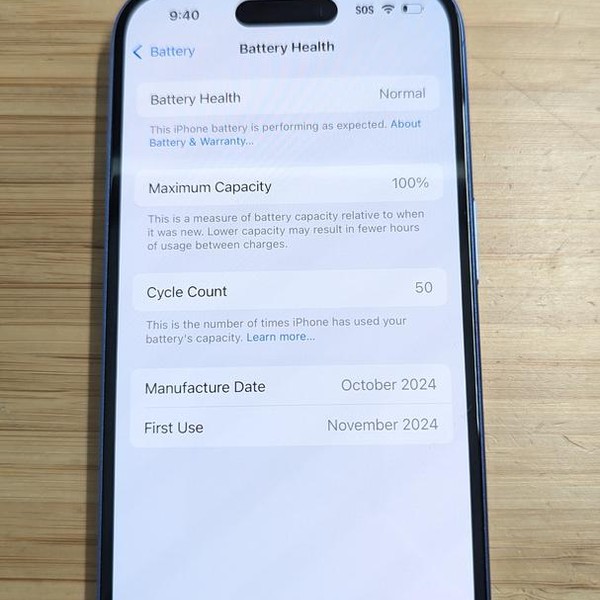 Apple iPhone 16 - Unlocked, 128 GB, Ultramarine, A3081