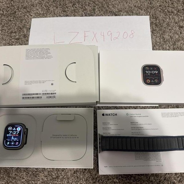 Apple Watch Ultra 2 49mm - Unlocked, Natural, A2986