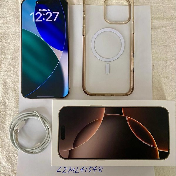 Apple iPhone 16 Pro Max - Unlocked, 1 TB, Desert, A3084