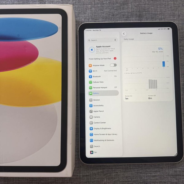 Apple iPad 10th Gen - Unlocked, 64 GB, Silver, A2757