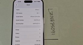 Good
													Apple iPhone 15 Pro Max - Unlocked, White, 256 GB, A2849, photo 3 of 20