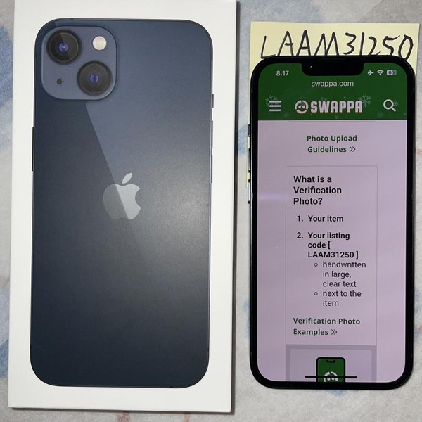 Apple iPhone 13 - Unlocked, 128 GB, Blue, A2482