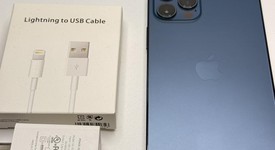 Good
													Apple iPhone 12 Pro - Unlocked, Pacific Blue, 128 GB, A2341, photo 4 of 5