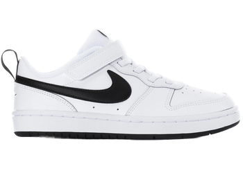 Nike Court Borough Low 2 White Black (PS) for sale