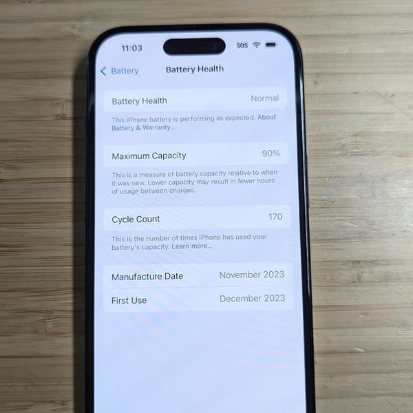 Apple iPhone 15 - Unlocked, 128 GB, Black, A2846