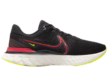 Nike React Infinity Run Flyknit 3 Black Siren Red Volt for sale