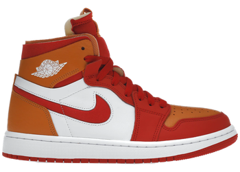 Jordan 1 High Zoom Air CMFT Fire Red Hot Curry (Women's) for sale