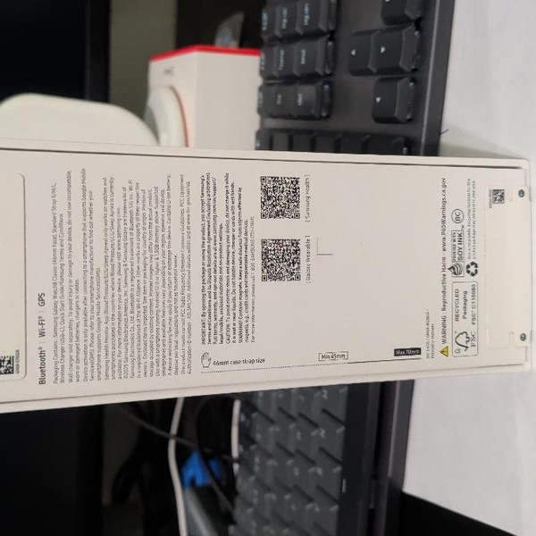 Samsung Galaxy Watch8 Classic - Wi-Fi, Black, SM-L500, 46mm