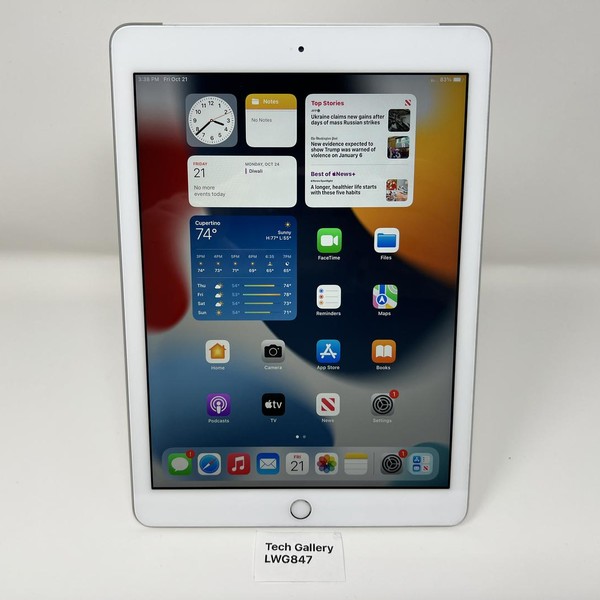 Apple iPad 6th Gen - Unlocked, 32 GB, Silver, A1954