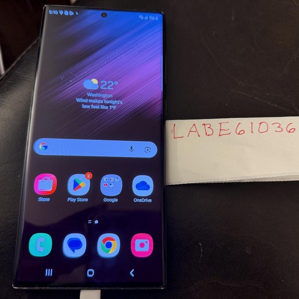 Samsung Galaxy S22 Ultra - Unlocked, 128 GB, Black, 8 GB, SM-S908U1