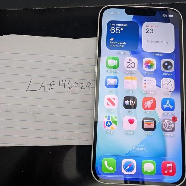 Apple iPhone 16e - US Cellular, 128 GB, White, A3212