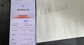 Good
													OnePlus 13 - Unlocked, Black Eclipse, 512 GB, 16 GB, photo 1 of 7