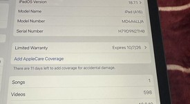 Mint
													Apple iPad 11th Gen - Wi-Fi, Blue, 128 GB, A3354, photo 4 of 15