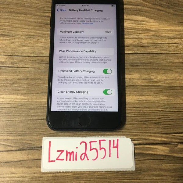 Apple iPhone SE 3rd Gen 2022 - T-Mobile, 64 GB, Midnight, A2595