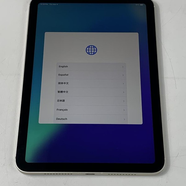 Apple iPad Mini 6th Gen - Unlocked, 256 GB, Starlight, A2568