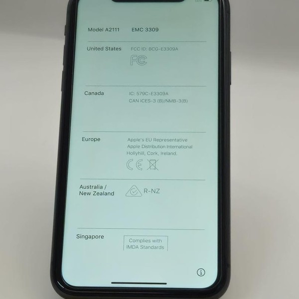 Apple iPhone 11 - AT&T, 64 GB, Black, A2111