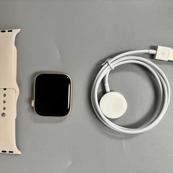 Apple Watch Series 9 45mm - AT&T, Starlight, A2984 - Cellular, Aluminum