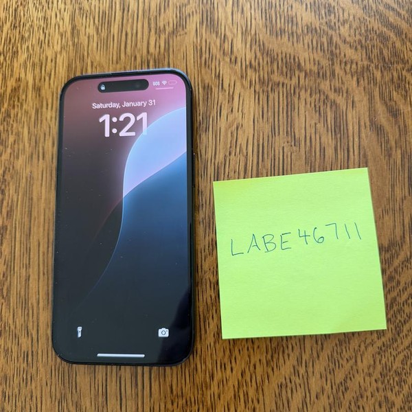 Apple iPhone 15 - T-Mobile, 128 GB, Black, A2846