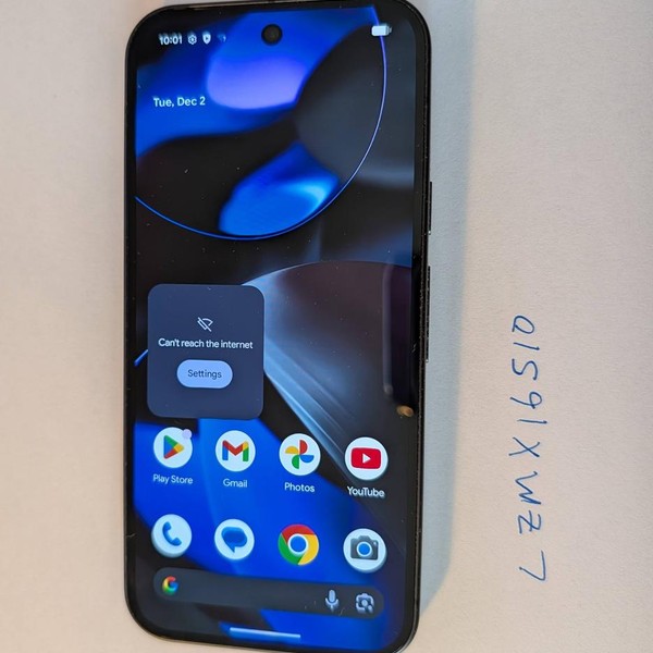 Google Pixel 9 - Unlocked, 128 GB, Obsidian, 12 GB, G2YBB