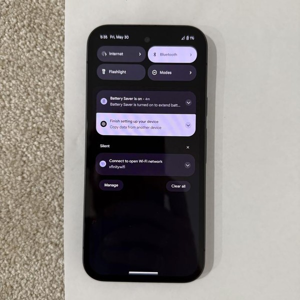 Google Pixel 9a - T-Mobile, 128 GB, Obsidian, 8 GB