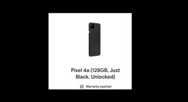 Good
													Google Pixel 4a - Unlocked, Black, 128 GB, 6 GB, photo 3 of 5