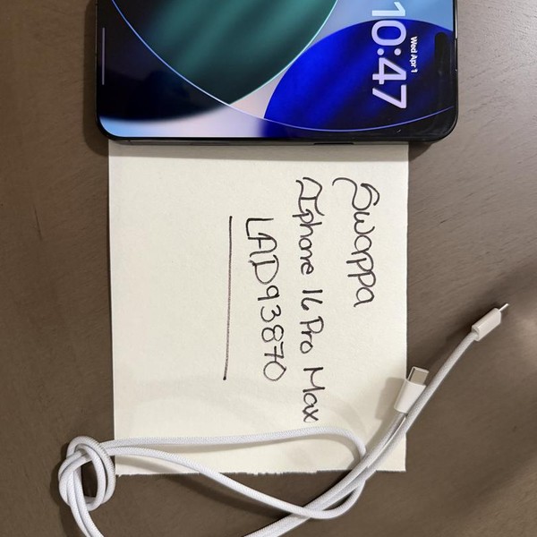 Apple iPhone 16 Pro Max - T-Mobile, 256 GB, Black, A3084