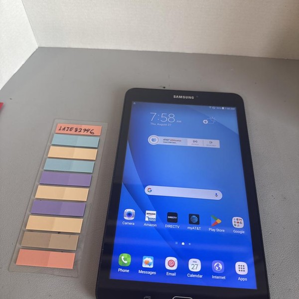 Samsung Galaxy Tab E 8.0 - AT&T, 16 GB, Black, SM-T377A