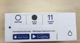 New
													Oura Ring Gen 3 - Black, Size 11, Heritage, photo 3 of 4