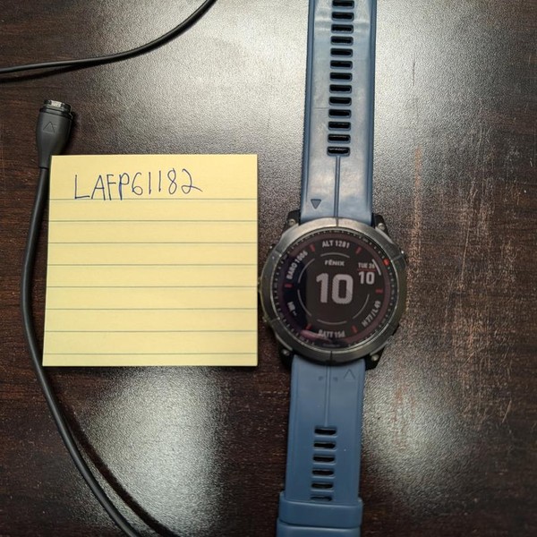 Garmin Fenix 7X - Black, Solar Sapphire