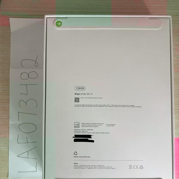Apple iPad (11th Gen) - Wi-Fi, 128 GB, Blue, A3354